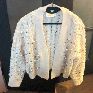Maeve by Anthropologie Pearl Cardigan